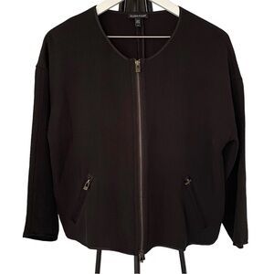 $46 Eileen Fisher large  sponge bomber jacket.